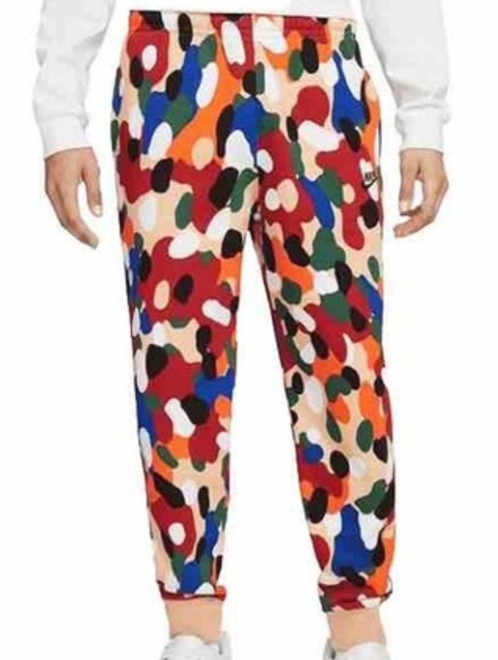 Nike Cosmic Swoosh Energy Flow Wild Multicolor Abstract Camo Jogger Pants - Men